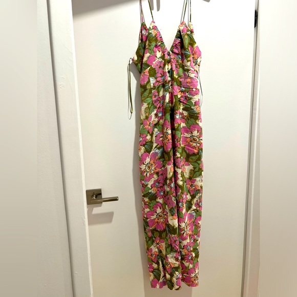 Zara floral summer dress large - Picture 1 of 2